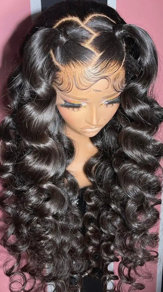 Loose Deep Wave 13x6 HD Lace Frontal Pre-Plucked