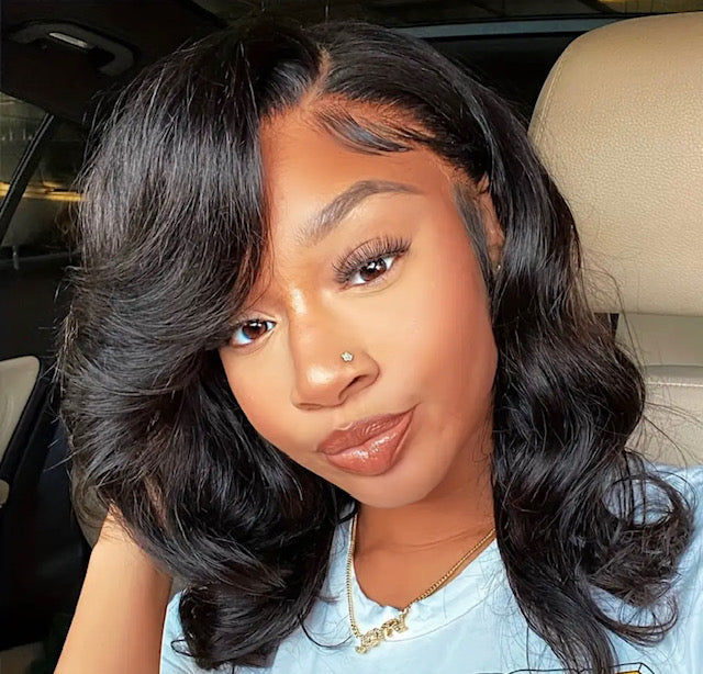 Short Bob 4x4 Body Wave Wig Wear and Go