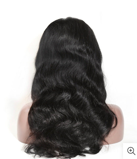 Body Wave 13×4 Frontal Unit Wig 180% Density Virgin Hair