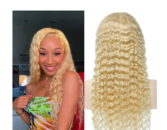 613 Color 13×4 Lace Frontal Wig Deep Wave Wig